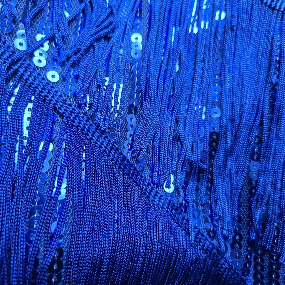 From Harajuku Japan - Blue Flapper Dress - Size Medium - Picture 4 of 6